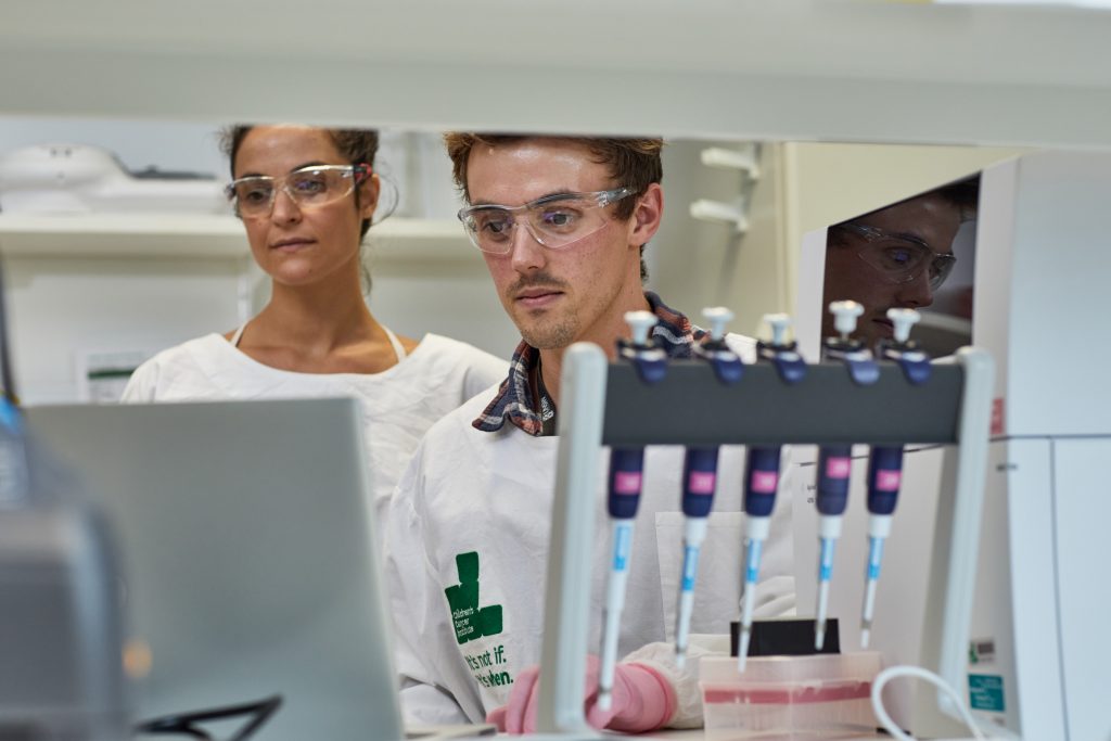 Scientists in the ZERO lab