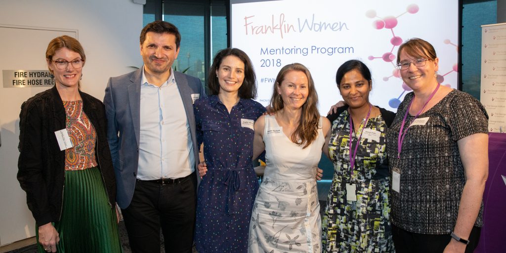 Mentees and Mentors taking part in the 2018 FW Mentoring Program at the launch event at the George  Institute for Global Health